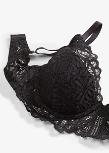 Vattert BH i eksklusivt blondemateriale, bonprix