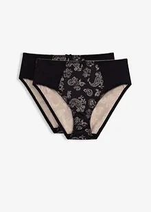 Maxitruse med delikat blonde (2-pack), bonprix