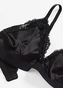 Bralette i materiale med glans, bonprix