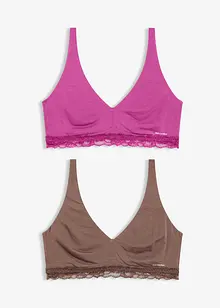 Feel Comfort-bralette i myk modal (2-pack), bonprix
