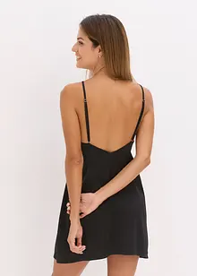 Neglisjé i sateng med glittergarn, bonprix