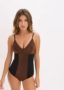 Shape-body i glittermateriale, middels formende, bonprix