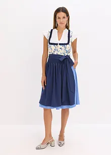 Tyrolerkjole med brodert forkle (2-delt sett), bonprix