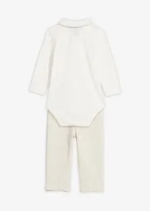 Body og bukse i 100% økologisk bomull (2-delt sett), bonprix