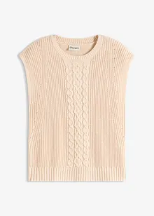 Vest med bomullsandel, bonprix