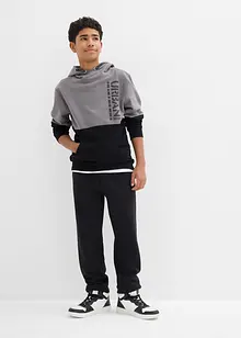 Joggebukse i myk bomullsmiks (2-pack), bonprix