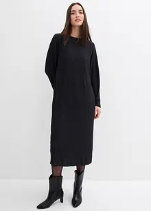 Crinkle midikjole, bonprix