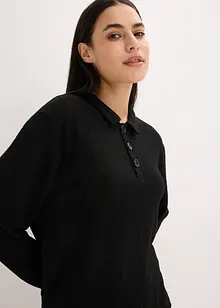 Loungewear-kosedress i mykt ribbemateriale, oversized, bonprix