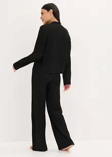 Loungewear-kosedress i mykt ribbemateriale, oversized, bonprix