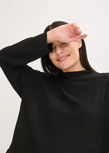 Loungewear-kosedress i mykt ribbemateriale, oversized, bonprix