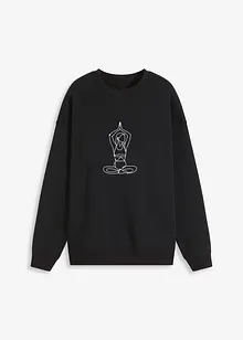 Varmende, oversized sweatshirt, hurtigtørkende, bonprix