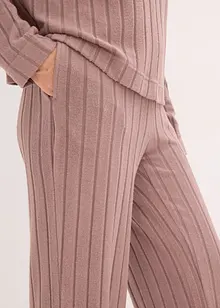 Loungewear-kosedress i mykt ribbemateriale, oversized, bonprix