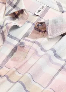 Nattkjole i vevd flanell med knepping, bonprix