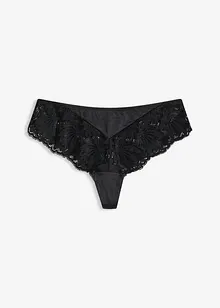 String-panty materiale med glans, bonprix