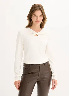 Ribbet topp, bonprix