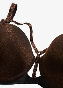 Balconette-BH i glittermateriale, bonprix