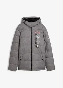 Vattert vinterjakke med hette, bonprix