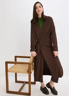 Strikket kåpe av myk viskosemiks, bonprix