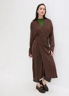 Strikket kåpe av myk viskosemiks, bonprix