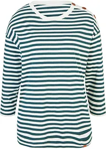 Langermet topp, oversized med knapper, bonprix