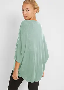 Finstrikket cardigan i 100% bomull, bonprix