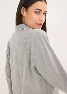 Pyjamas i vevd flanell med fiskebensmønster, bonprix