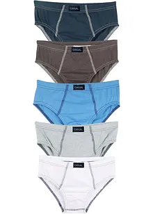 Truse med myk økologisk bomull (5-pack), bonprix