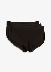 Boxer til dame med bomull (3-pack), bonprix