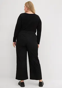 Vid bukse i ullstil, bonprix