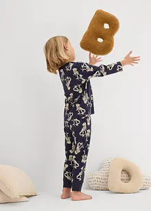 Pyjamas i myk bomull (4-delt sett), bonprix