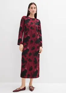 Midikjole i sateng, bonprix