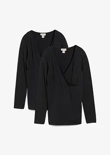 2-i-1-mammatopp i økologisk bomull (2-pack), bonprix