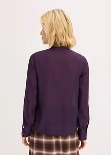 Chiffonbluse med avtagbart knytebånd, bonprix