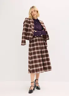 Chiffonbluse med avtagbart knytebånd, bonprix