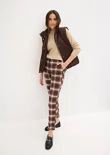 Vattert vest med lett glans, bonprix