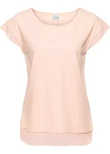 Boxy topp i bomull, bonprix