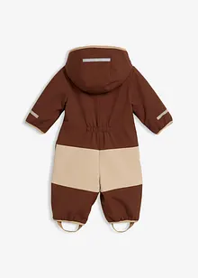 Baby softshell-dress med teddyfleece og hette, bonprix