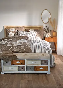 Sengesett med stripemønster, bonprix