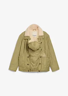 3-i-1- lett mammajakke med pilefôr og bæreinnlegg, bonprix