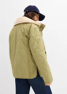 3-i-1- lett mammajakke med pilefôr og bæreinnlegg, bonprix