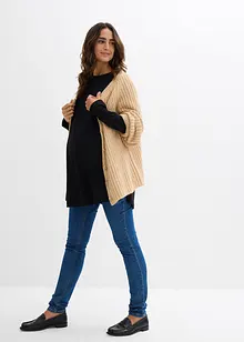 Lang mammatopp i 100% økologisk bomull med ammefunksjon, bonprix