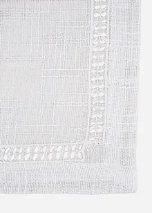 Bordbrikker med hullbroderi (2-pack), bonprix