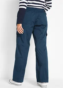 Cargojeans i bomull, Mid Waist, bonprix