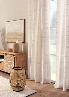 Gardin med stripemønster (1-pack), bonprix