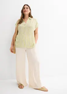 Kortermet bluse i lett viskose, bonprix