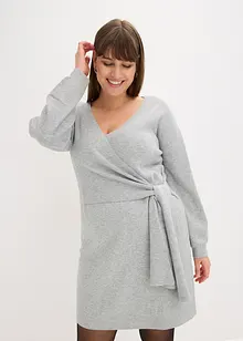 Strikket kjole i viskosemiks, bonprix