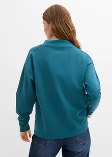 Oversized sweatshirt av mykt scubamateriale, bonprix