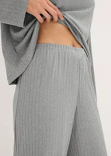 Pyjamas av myk pointelle-jersey, bonprix