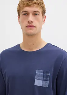 Pyjamas i myk, 100% bomull, bonprix