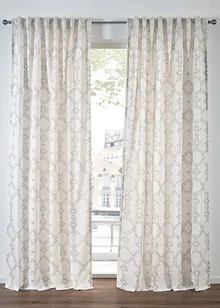 Gardin i resirkulert polyester (1-pack), bonprix